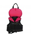 Chaleco Salvavidas Neopreno Infantil Rosa/Negro