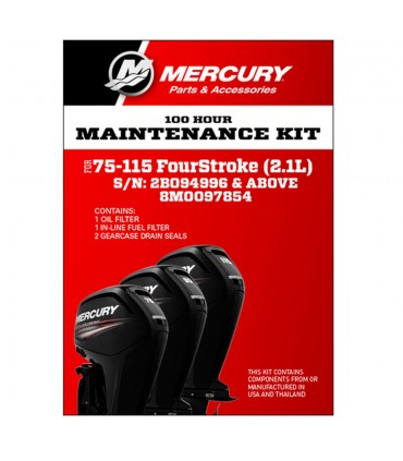 Kit de mantenimiento 100 Hour 75-115 HP FourStroke (2.1L)