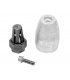 Kit Anodo Alum Prop Nut 1 1/8" Shaft