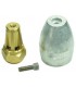 Bravo 3 Prop Nut/Anodo Kit Aluminio