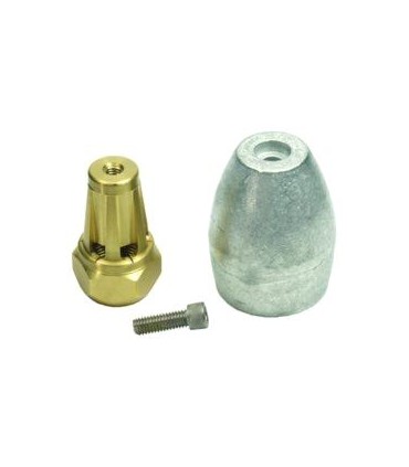 Bravo 3 Prop Nut/Anodo Kit Aluminio