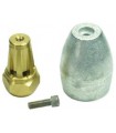 Bravo 3 Prop Nut/Anodo Kit Aluminio