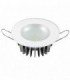 Lumitec Mirage Flush Mount Down Light - Acabado de vidrio de 3 colores